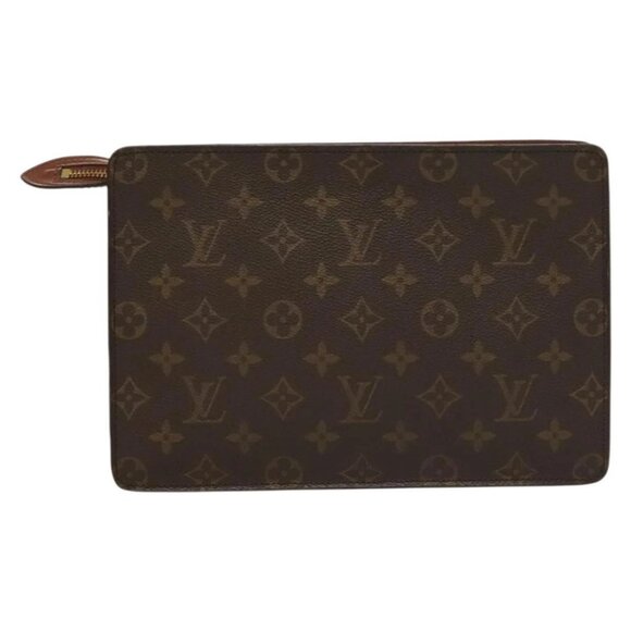 LOUIS VUITTON Monogram Pochette Homme Clutch Bag M51795 LV Auth bs27666 - Picture 2 of 15
